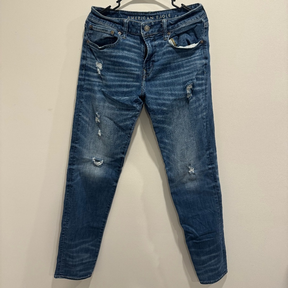 American Eagle Next Level Flex Jeans with Small Rips